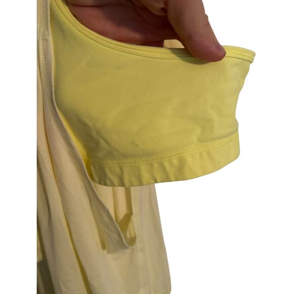 LULULEMON Workout Athletic Lemon Yellow Tank Top SZ 10 - Picture 6 of 8